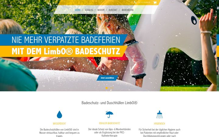Screenshot of badeschutz.ch
