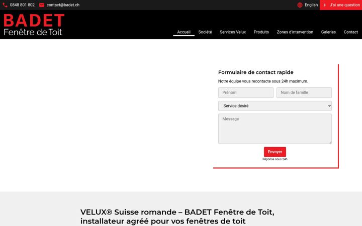 Screenshot of badet.ch