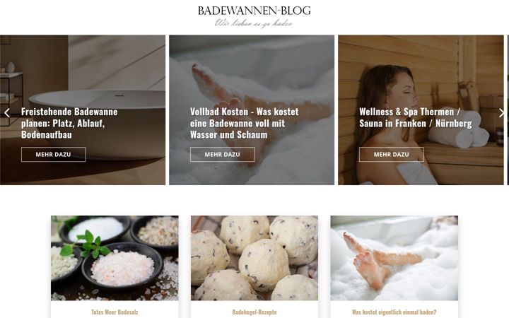 Screenshot stránky badewannen-blog.de