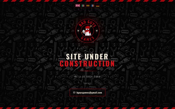 Screenshot of badguysgames.com