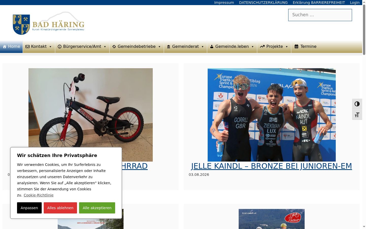Sutikimo reklamjuostės, rodytos prieš bet kokią sąveiką, ekrano kopija