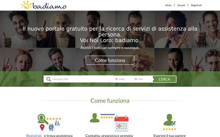 Screenshot of badiamo.it