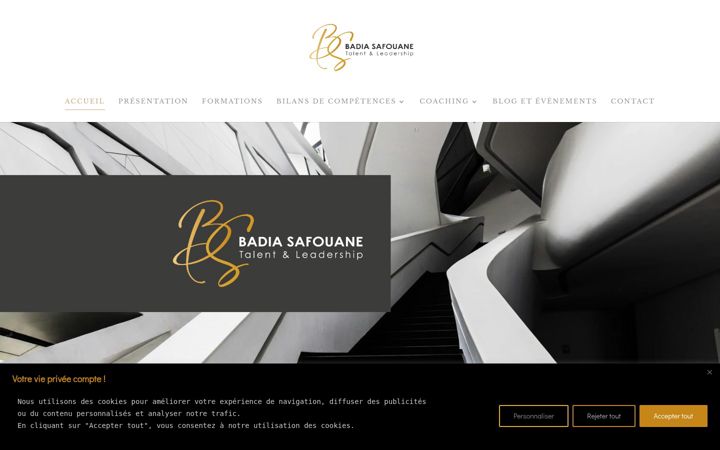 Screenshot of badiasafouane.com