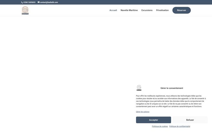 Screenshot of badiatik.com