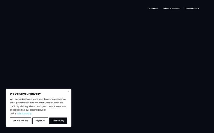 Screenshot of badio.group
