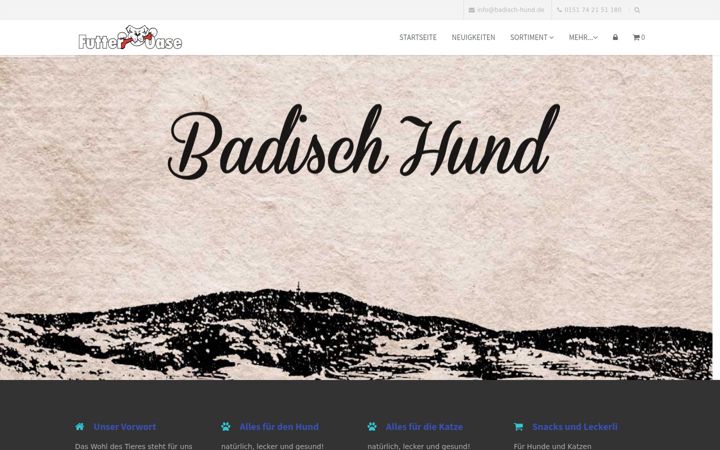 Screenshot of badisch-hund.de