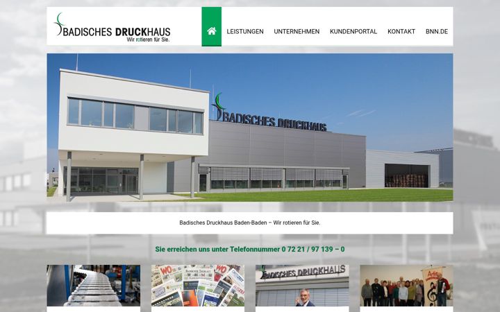 Screenshot of badisches-druckhaus.de