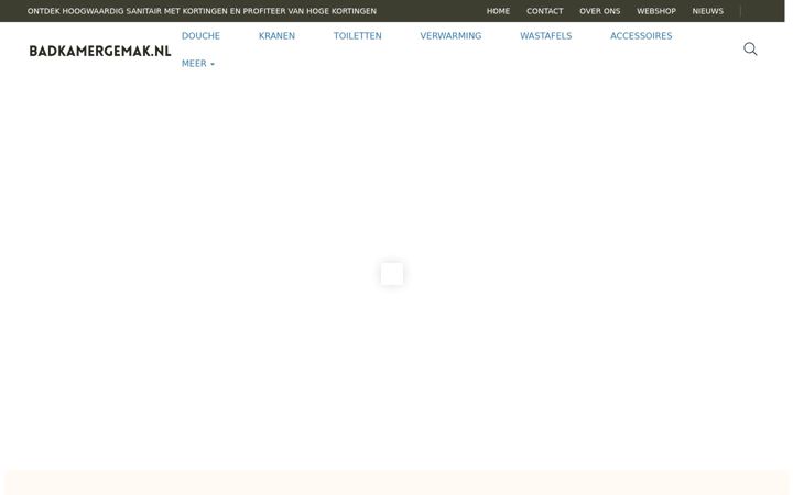 Screenshot of badkamergemak.nl