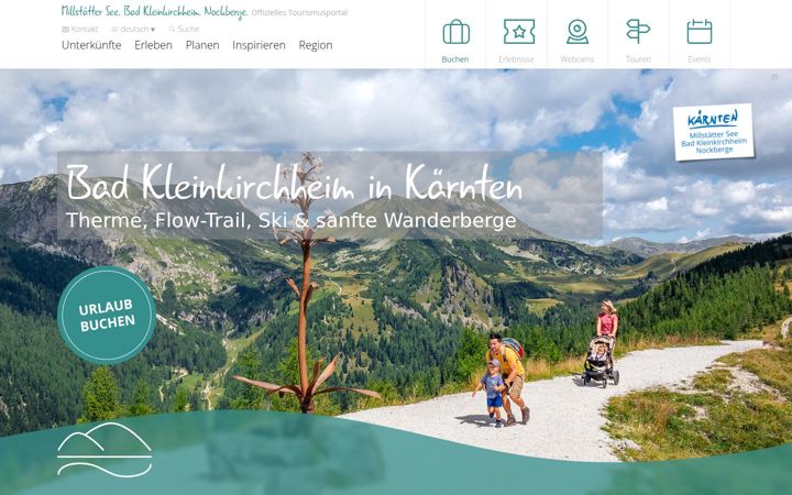 Screenshot of badkleinkirchheim.at