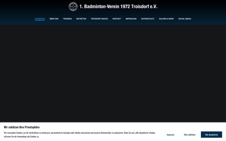Screenshot von badminton-troisdorf.de
