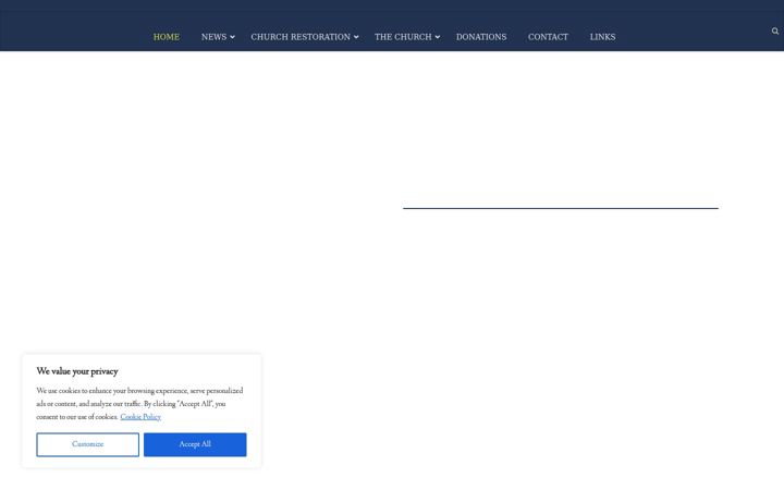 Screenshot of badmintonchurchrestoration.org.uk