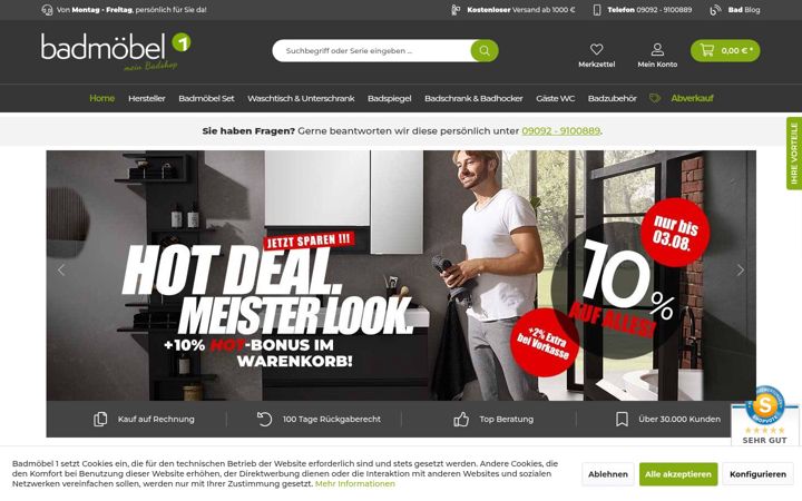 Screenshot von badmoebel-1.de