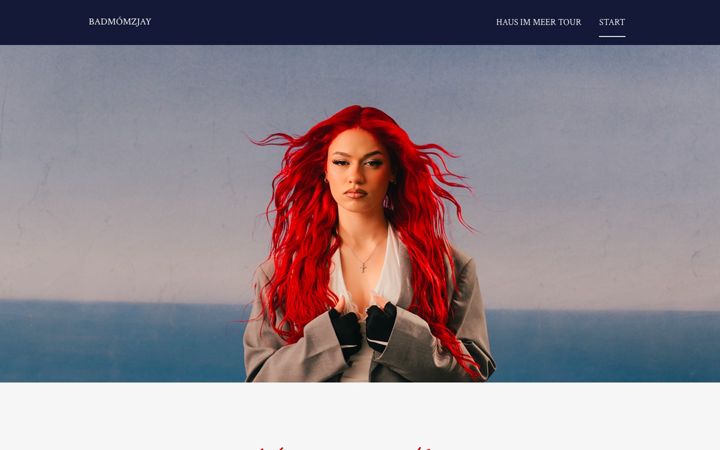 Screenshot of badmomzjay-tickets.de