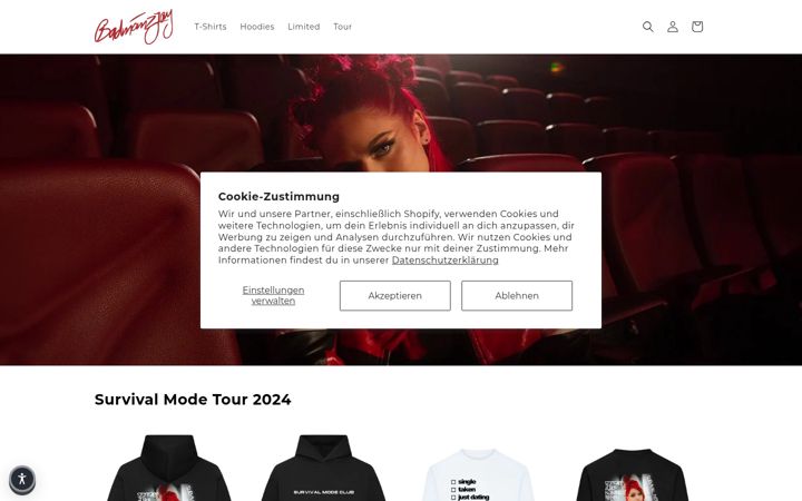 Screenshot of badmomzshop.de