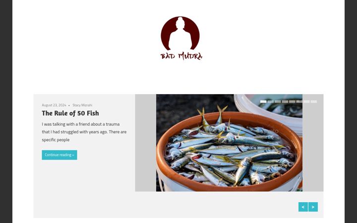 Screenshot of badmudra.com