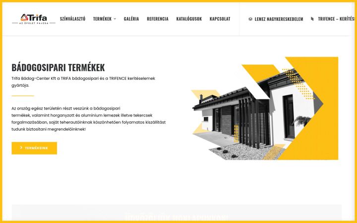 Screenshot of badog-center.hu