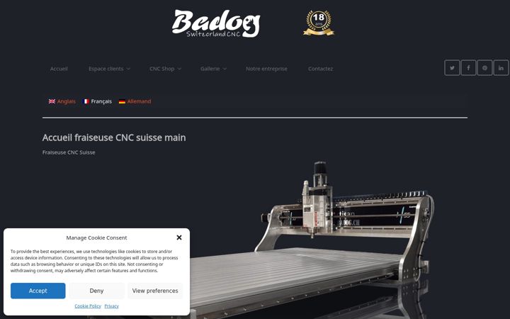 Screenshot of badog.ch
