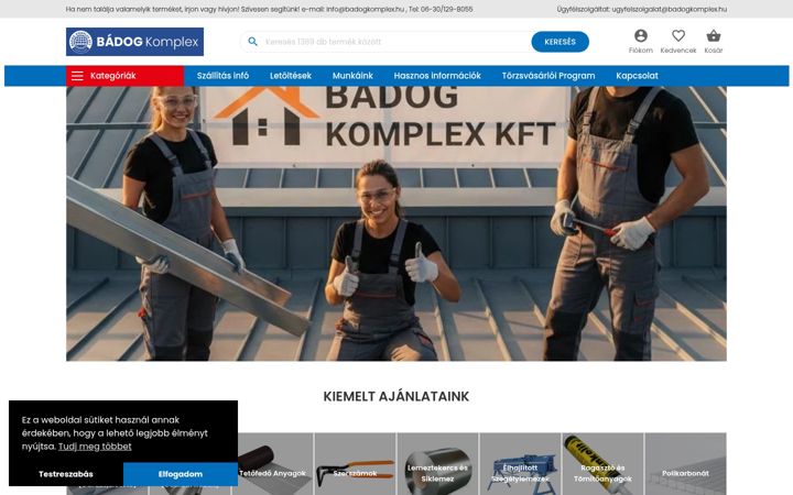 Screenshot of badogkomplex.hu