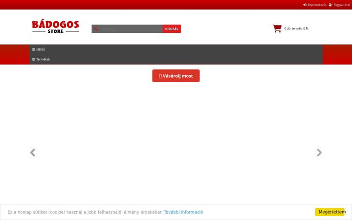 Screenshot of badogstore.hu