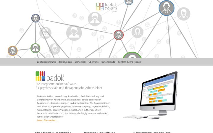 Screenshot of badok-systems.com