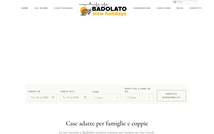Screenshot of badolatoslowholidays.com