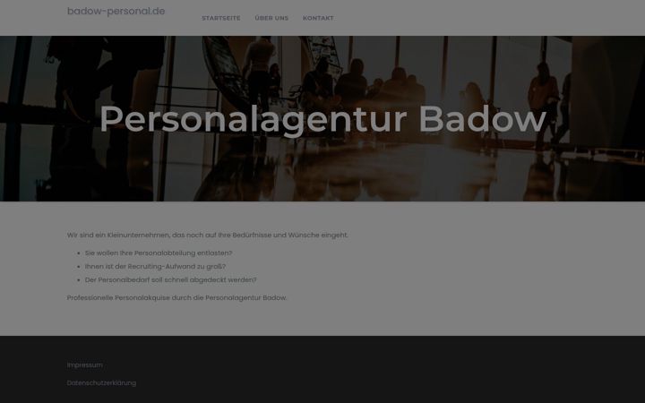 Screenshot of badow-personal.de