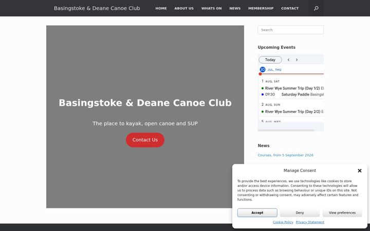 Screenshot of badpaddlers.org