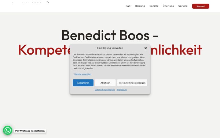 Posnetek zaslona badprofi-boos.de