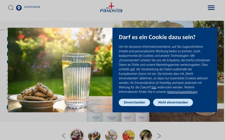 Screenshot of badpyrmonter.de