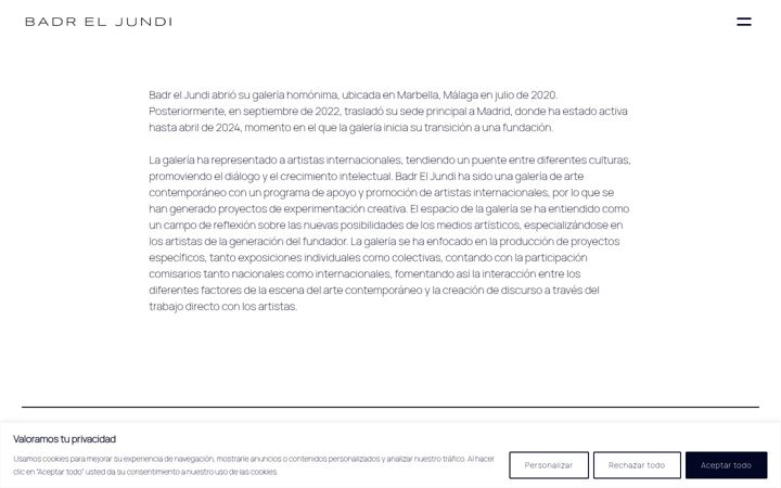 Screenshot of badreljundigallery.com