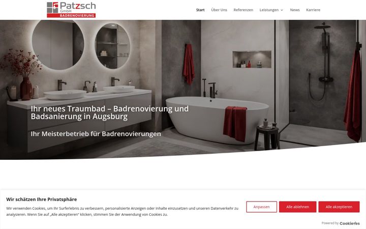 Screenshot of badrenovierungen-augsburg.com