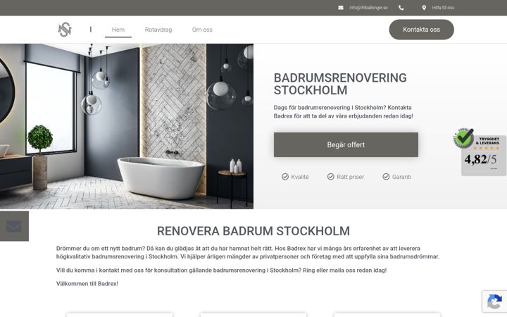 Képernyőkép: badrumsrenoveringstockholm.net