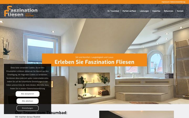 Screenshot of badsanierung-auetal.de
