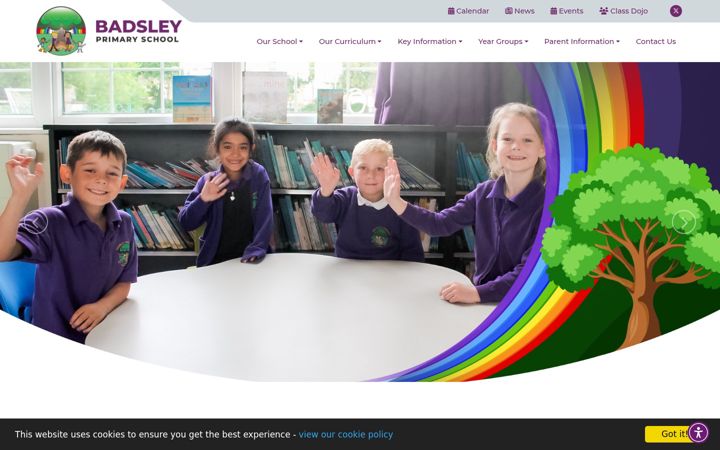 Screenshot of badsleyprimary.org