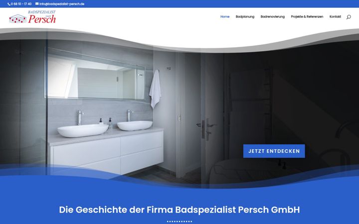 Screenshot of badspezialist-persch.de