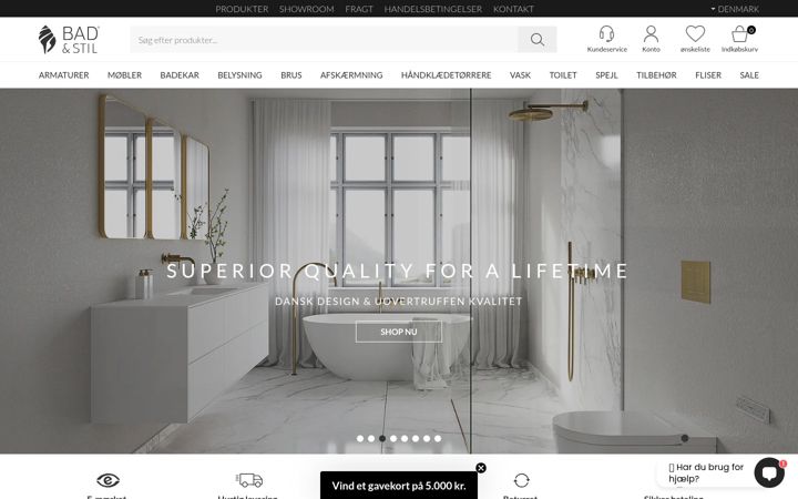 Screenshot of badstil.dk