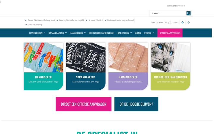 Екранна снимка на badstofonline.be