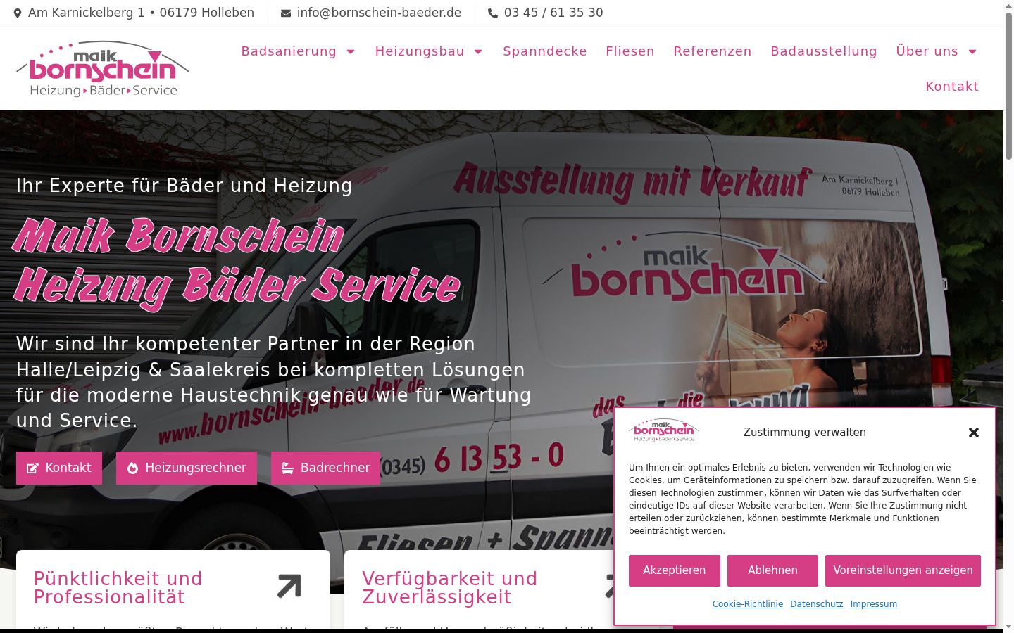 Screenshot van de toestemmingsbanner zoals getoond vóór enige interactie