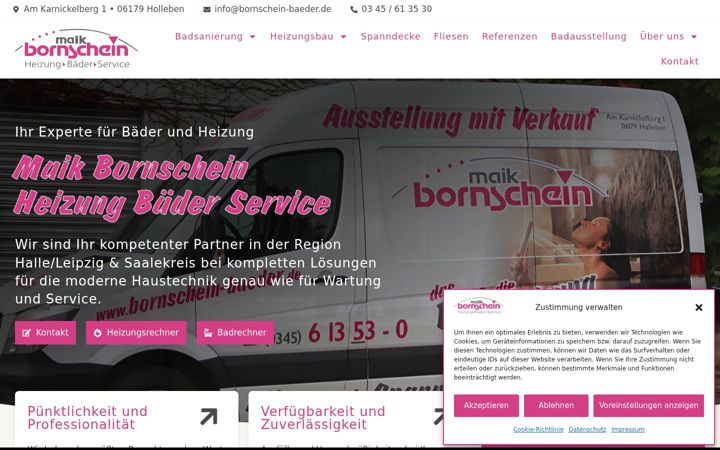 Ekrānuzņēmums no badstudiobornschein.de