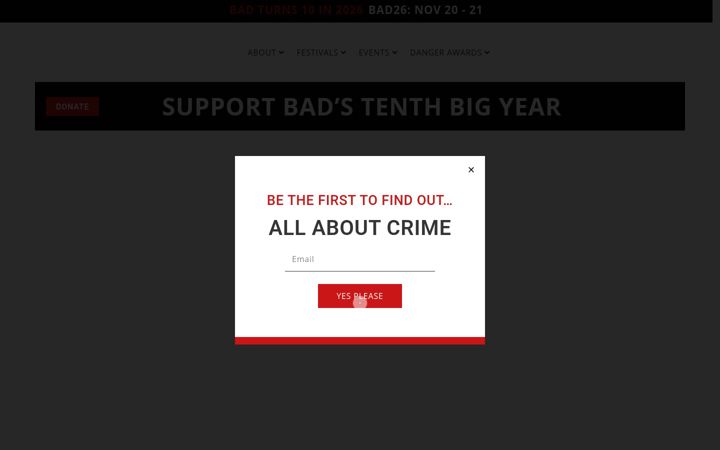 Screenshot of badsydney.com