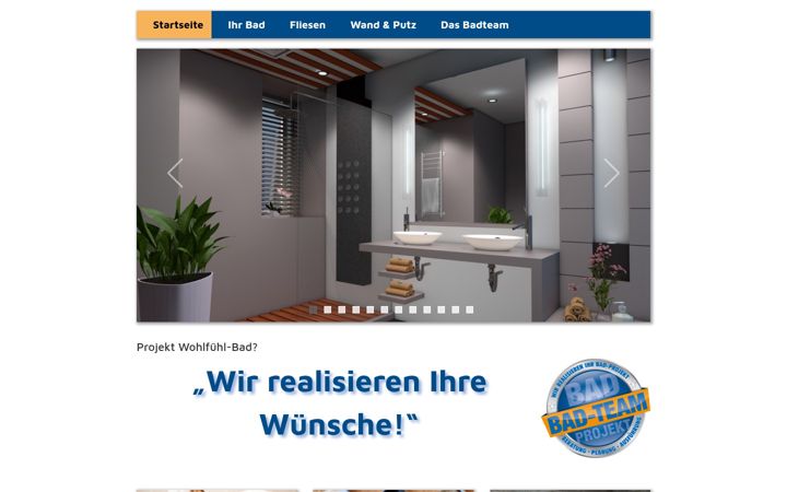 Screenshot of badteam-wiesloch.de