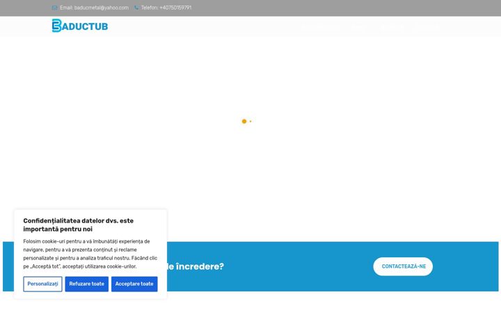 Screenshot of baductub.ro