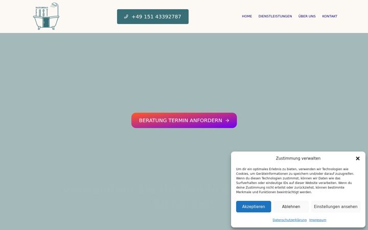 Screenshot of badumbau-fust.de