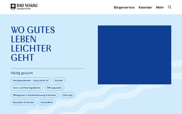 Screenshot of badvoeslau.at