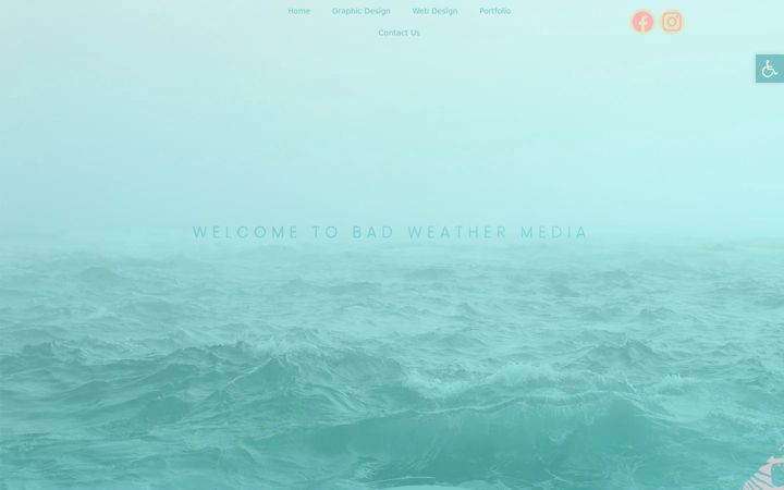 Screenshot of badweathermedia.com
