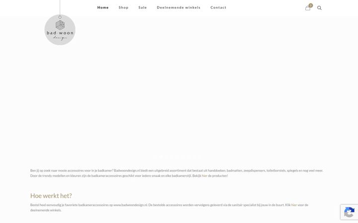 Screenshot of badwoondesign.nl