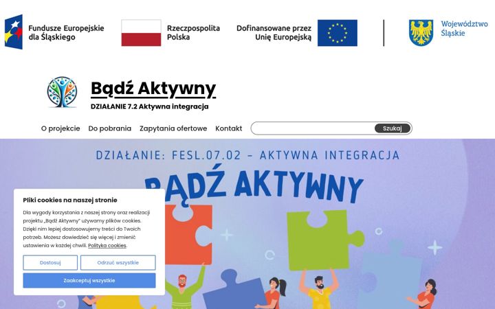 Screenshot of badzaktywny.eu