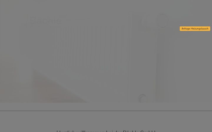 Screenshot of baechle-heizung.de