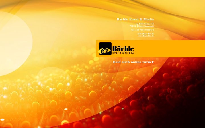 Screenshot of baechle.tv