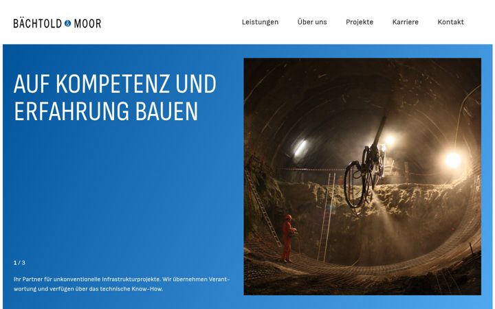 Screenshot of baechtoldmoor.ch